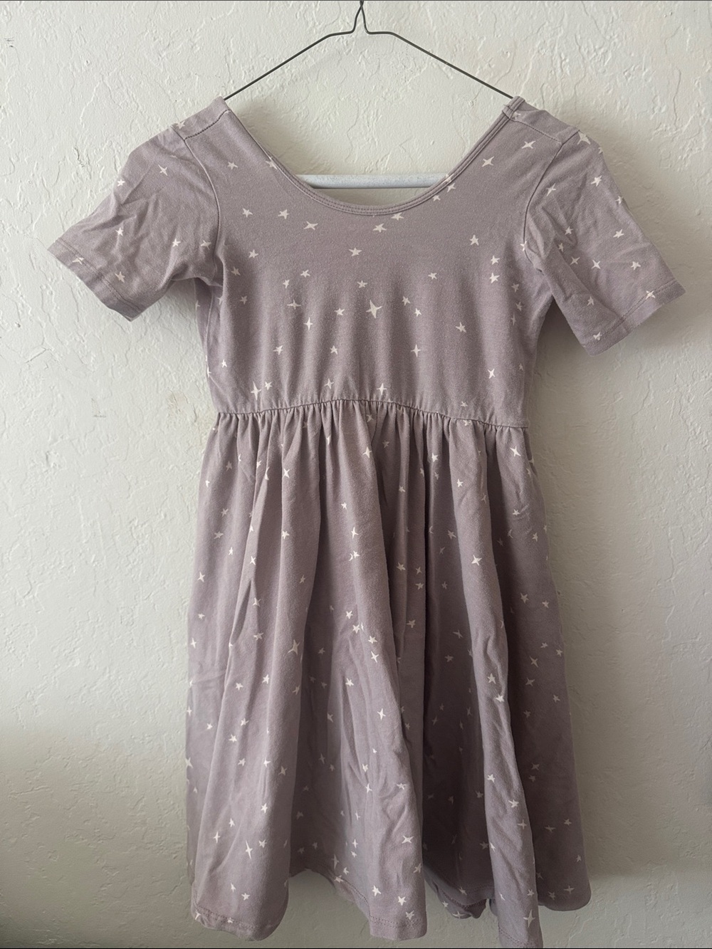 Alice + AmesGirls' Star Print Gray Dress - 10